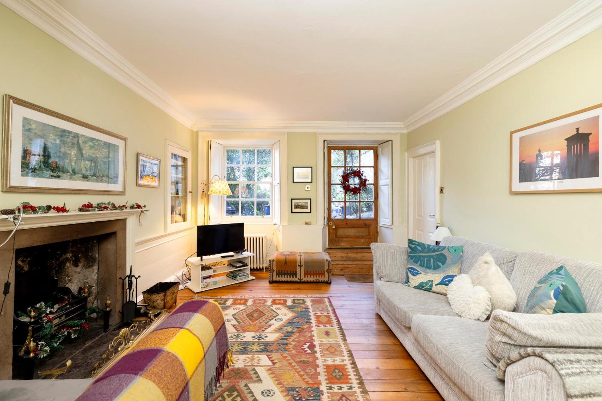 Joivy Beautiful Apartment, Private Garden, Calton Hill Edimburgo Exterior foto